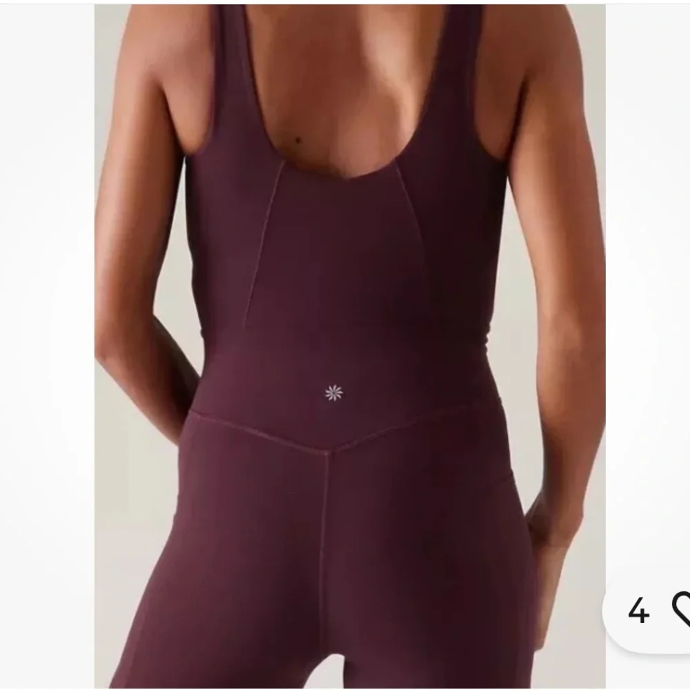 Athleta Plum Jumpsuit - Picture 2 of 7